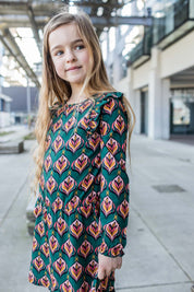 DRESS | AOP Coral Flower